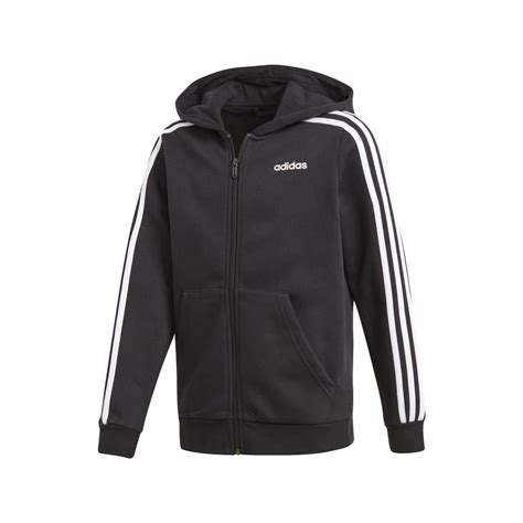 kapuzenjacke adidas schwarz mit.streifen